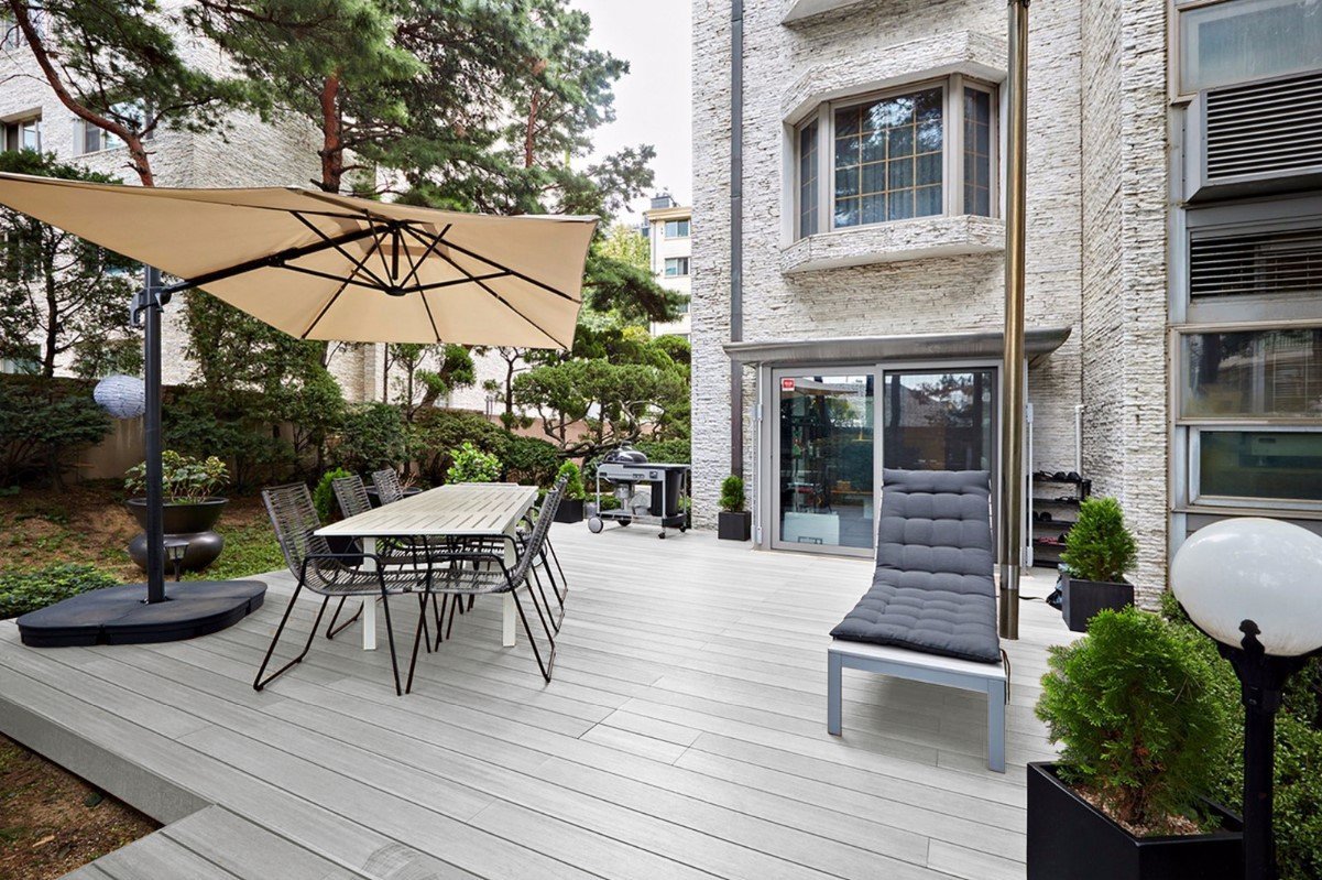 塑木地板不同顏色效果模擬