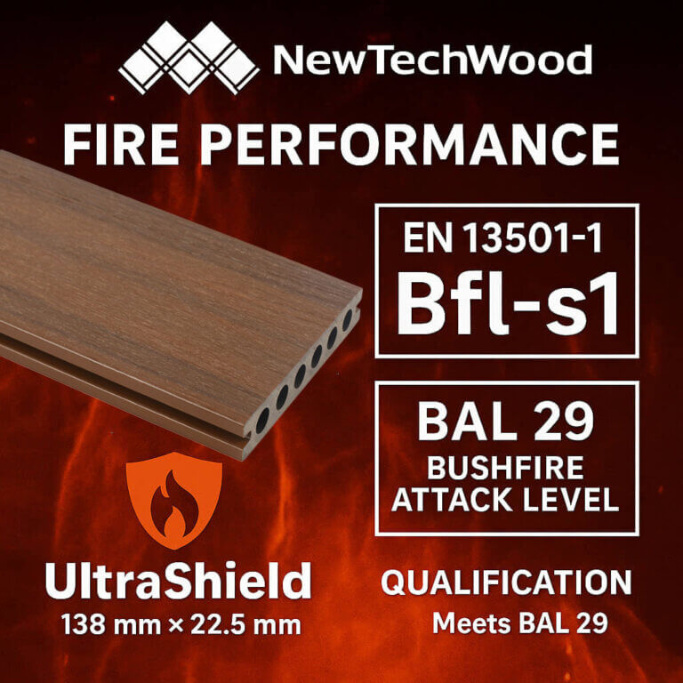 美新塑木的防火性能