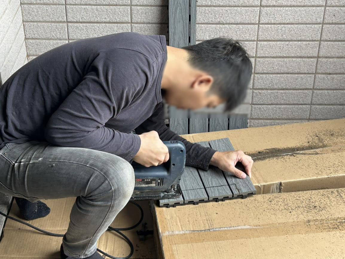 地板 快組 LG淺灰 陽台